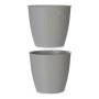 Vaso Grigio Plastica (29 x 26,5 x 29 cm)