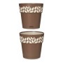 Vaso Autoirrigante Cloe Marrone Plastica (19 x 19 x 19 cm)