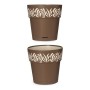 Vaso Gaia Marrone Plastica (19 x 19 x 19 cm)