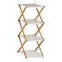 Scaffale Marrone Bianco Pieghevole Legno (32 x 96 x 39 cm)