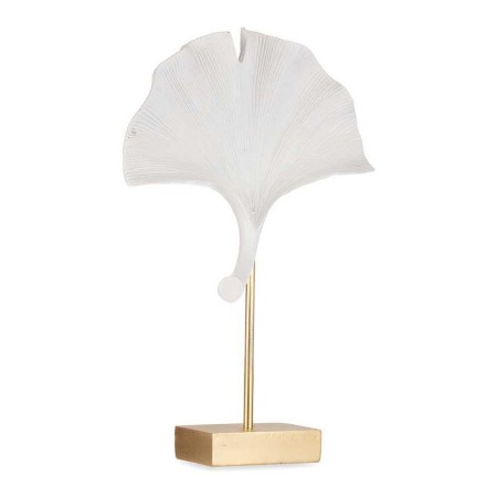 Statua Decorativa Fiore Bianco Poliresina (8 x 37 x 24,5 cm)