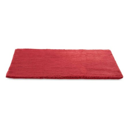 Tappeto Poliestere Rosso Granato (90 x 0,25 x 60 cm)