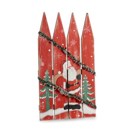 Insegna Babbo Natale Recinto Plastica Legno MDF (34,7 x 4 x 60 cm)