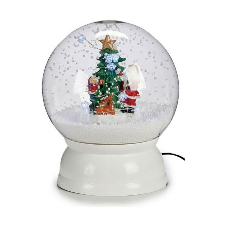 Palla di Neve Albero di Natale 22 x 27 cm Plastica