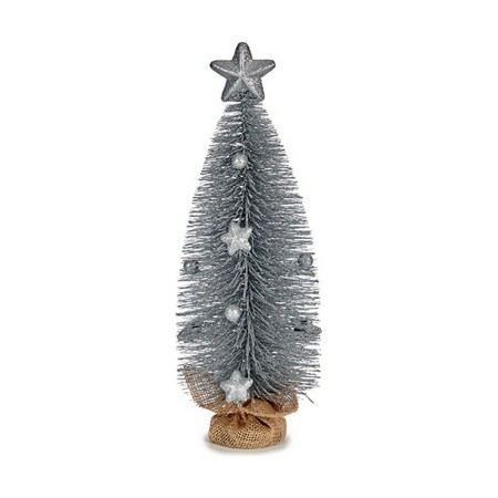 Albero di Natale con Stella Argentato (13 x 41 x 13 cm)