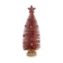 Albero di Natale con Stella Rosa (13 x 41 x 13 cm)