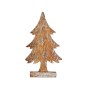 Albero di Natale Marrone Argentato Legno (5 x 31 x 15 cm)