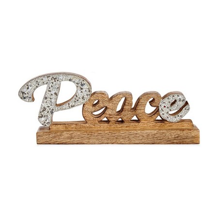 Statua Decorativa Peace Porporina Legno (6 x 13 x 31 cm)