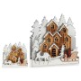 Statua Decorativa Luce Natale Paese Legno (44 x 44,5 x 6 cm)