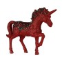 Statua Decorativa Unicorno Rosso Azzurro Plastica (9,5 x 31 x 40 cm)