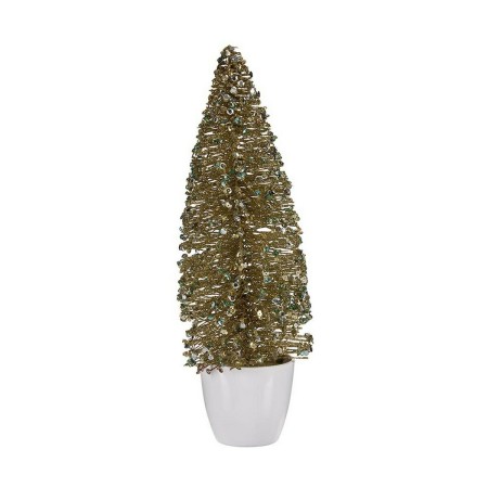 Albero di Natale Medio Dorato Bronce Plastica (10 x 33 x 10 cm)