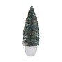 Albero di Natale Medio Azzurro Dorato Plastica (10 x 33 x 10 cm)