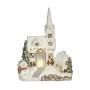 Statua Decorativa Natale Luce LED Casa Poliresina (18 x 54 x 42 cm)