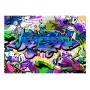 Carta da parati - Graffiti: violet theme