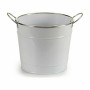 Vaso Con manici Argentato Metallo Bianco (23 x 19,5 x 30,5 cm) (24 Unità)