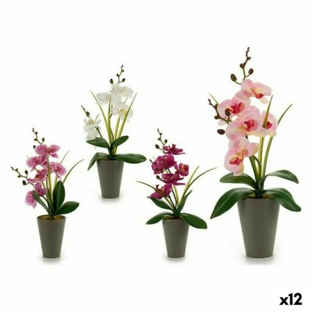 Pianta Decorativa Orchidea Plastica (8 x 35 x 14 cm) (12 Unità)