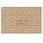 Tappeto Healthy Food 40 x 1 x 60 cm Beige Poliammide Lattice (24 Unità)