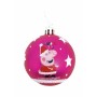 Palla di Natale Peppa Pig Cosy corner Fucsia 10 Unità Plastica (Ø 6 cm)