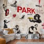 Carta da parati - [Banksy] Graffiti Collage