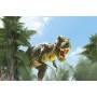 Carta Da Parati Grande Dinosauro T-Rex E Il Palmo- Dimensione: 360x240 cm