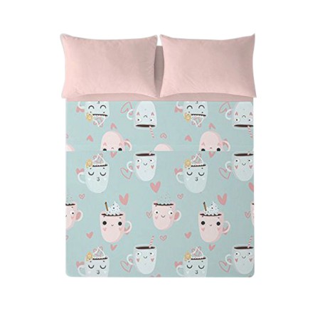 Lenzuolo Superiore Costura Funny Cups (Letto da 90)