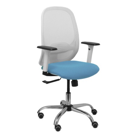 Sedia da Ufficio P&C 354CRRP Bianco Azzurro Chiaro