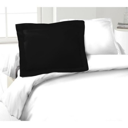 Federa Lovely Home 100 % cotone 2 Pezzi Nero (50 x 70 cm)