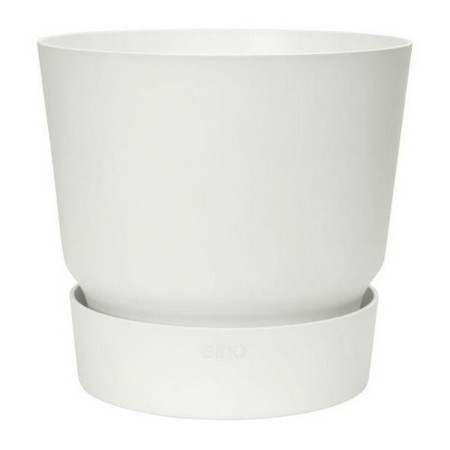 Vaso Elho Greenville Rotonda Bianco Plastica (Ø 29,5 x 27,8 cm)