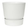 Vaso Elho Greenville Rotonda Bianco Plastica (Ø 29,5 x 27,8 cm)