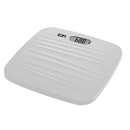 Bilancia Digitale da Bagno EDM Bianco polipropilene 180 kg (26 x 26 x 2 cm)