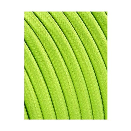 Cavo EDM 2 x 0,75 mm Verde Tessile 5 m