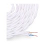 Cavo EDM 2 x 0,75 mm Bianco 5 m