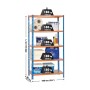 Scaffale Simon Rack Simonclick Plus 5/500 900 kg Metallo 5 Mensole (200 x 100 x 50 cm)