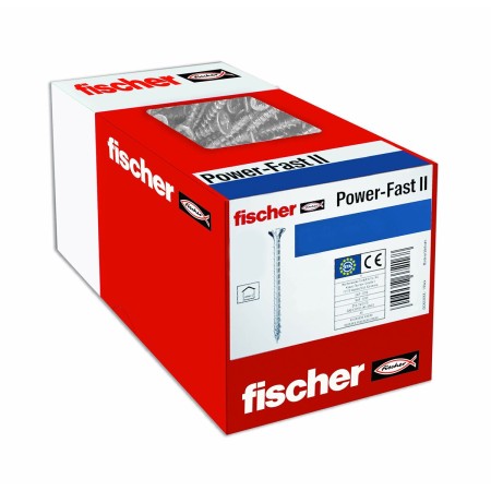 Kit di viti Fischer Vite 200 Unità Zincato (3,5 x 500 mm)