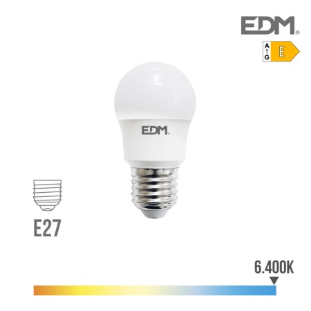 Lampadina LED EDM 940 Lm E27 8,5 W E (6400K)