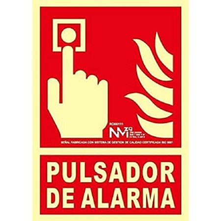 Insegna Normaluz No utilizar en caso de incendio PVC (21 x 30 cm)