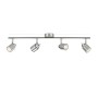 Lampadario Philips Meranti 15,5 x 10 x 69 cm 4 GU10 Metallo Cromato