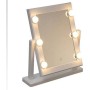 Specchio LED Touch da Tavolo 5five Hollywood Bianco 37 x 9 x 40,5 cm