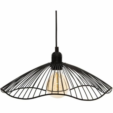 Lampadario Atmosphera Cháteau 40W Nero Metallo (Ø 34 x 15,5 cm)