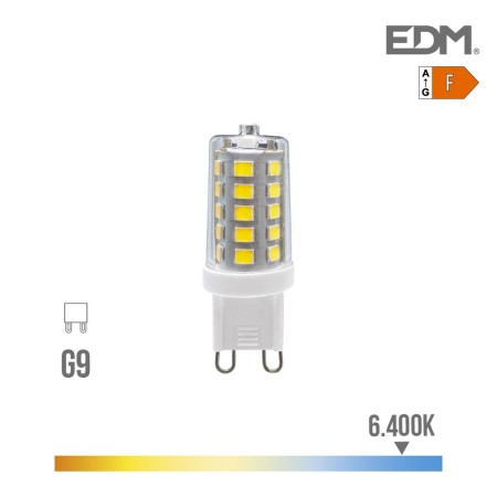 Lampadina LED EDM 3 W F G9 260 Lm (6400K)