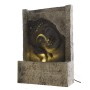 Fontana da giardino Viso Buddha Poliresina (13,5 x 28 x 40 cm)