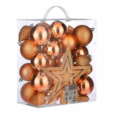 Palle di Natale Arancio 40 Pezzi