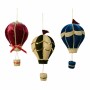 Decorazione Natalizia Poliestere Velluto Palloncino 12 x 23 cm