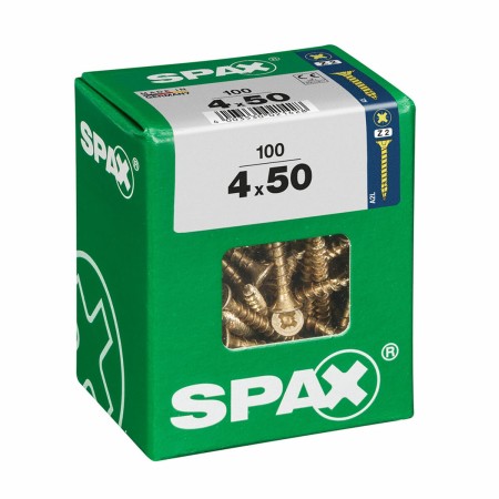 Scatola a viti SPAX Vite per legno Testa piatta (4 x 50 mm) (4,0 x 50 mm)