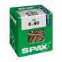 Scatola a viti SPAX Yellox Legno Testa piatta 100 Pezzi (5 x 40 mm)