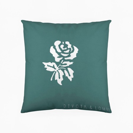 Fodera per cuscino Roses Green Devota & Lomba (60 x 60 cm)