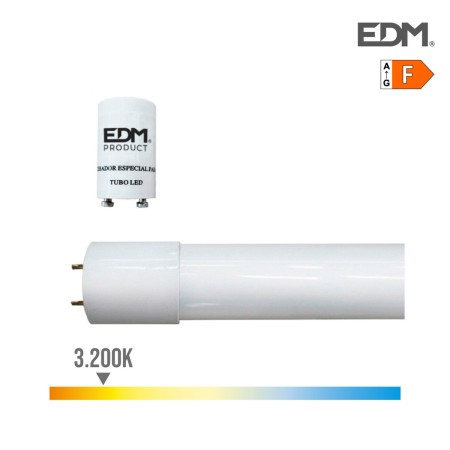 Tubo LED EDM 9 W T8 F 800 lm (3200 K)