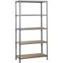 Scaffale SimonRack Metallo Legno Grigio (180 x 80 x 40 cm)