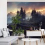 Carta Da Parati Breathtaking Nature Mountain Landscape, 3D- Dimensione: 270x180 cm