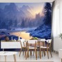 Carta Da Parati Breathtaking Nature Mountain Landscape, 3D- Dimensione: 520x318 cm